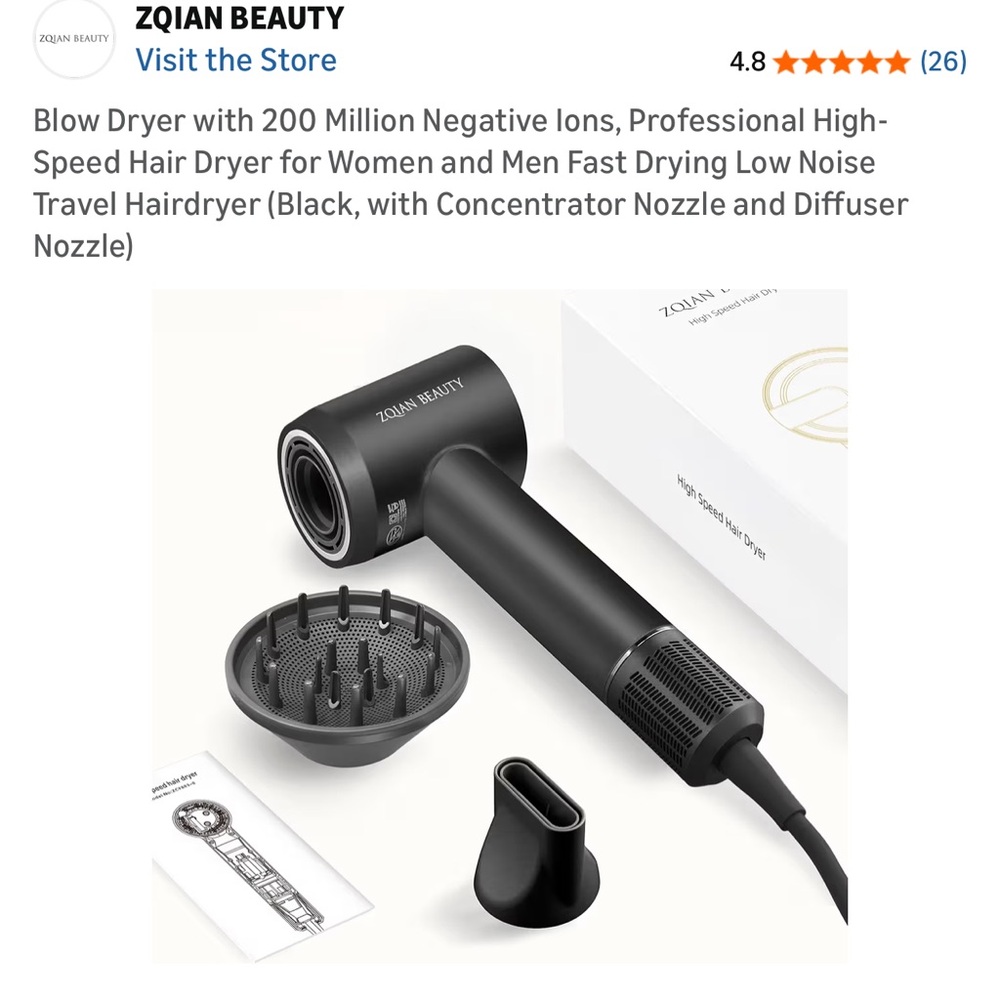 High Speed Hair Dryer
